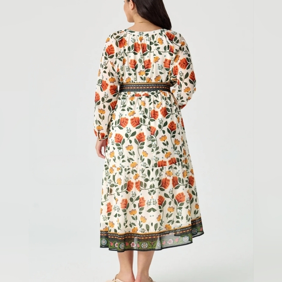 NWOT Boho Floral Dress From Ritera Size XL - Picture 3 of 9